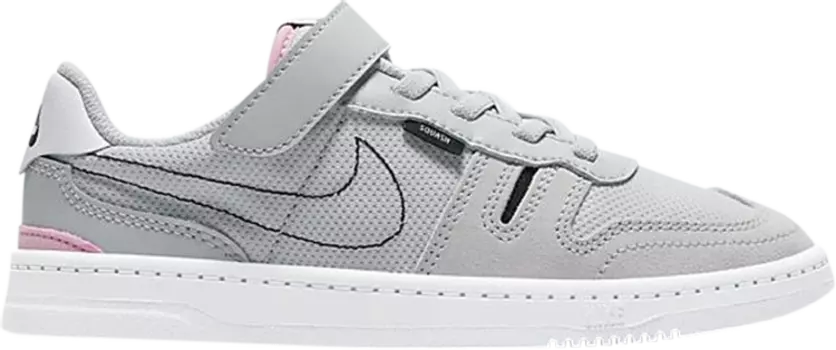 Кроссовки Nike Squash Type PS 'Grey Fog Pink', серый