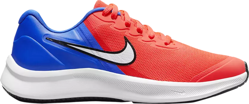 Кроссовки Nike Star Runner 3 GS 'Bright Crimson Racer Blue', оранжевый