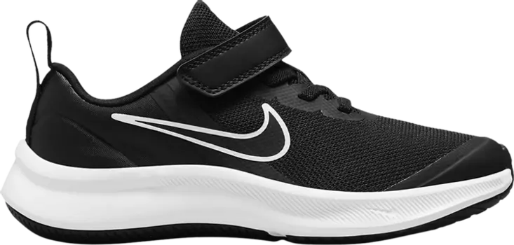 Кроссовки Nike Star Runner 3 PS 'Black White', черный