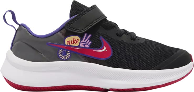 Кроссовки Nike Star Runner 3 SE PSV 'Black Pink Rise', черный