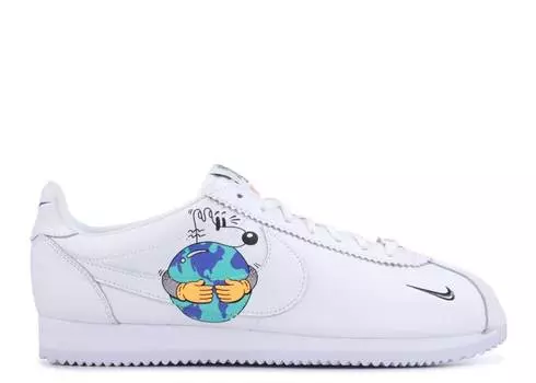 Кроссовки Nike STEVE HARRINGTON X CORTEZ FLYLEATHER QS 'EARTH DAY', белый