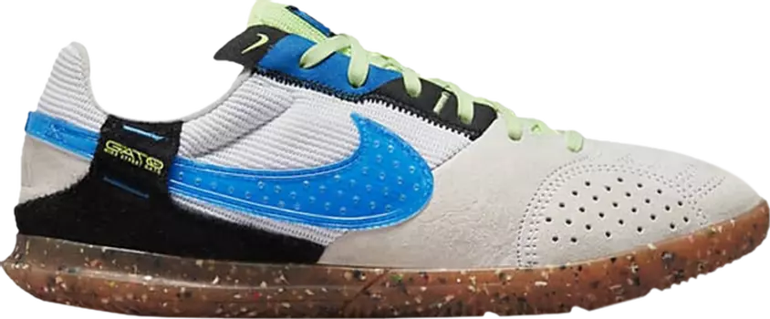 Кроссовки Nike Streetgato GS 'White Lime Glow Light Photo Blue', белый