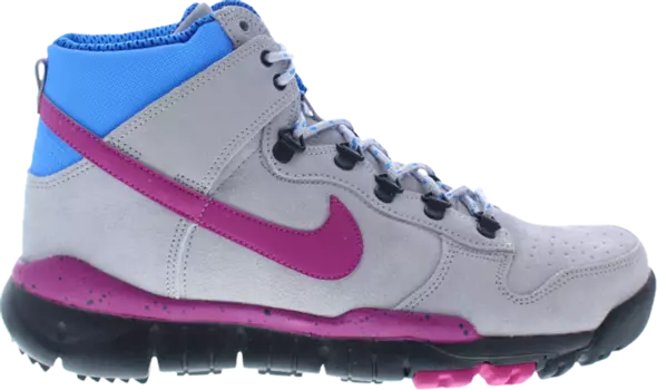 Кроссовки Nike Stussy x Dunk High OMS Premium 'Grey Rave Pink', серый