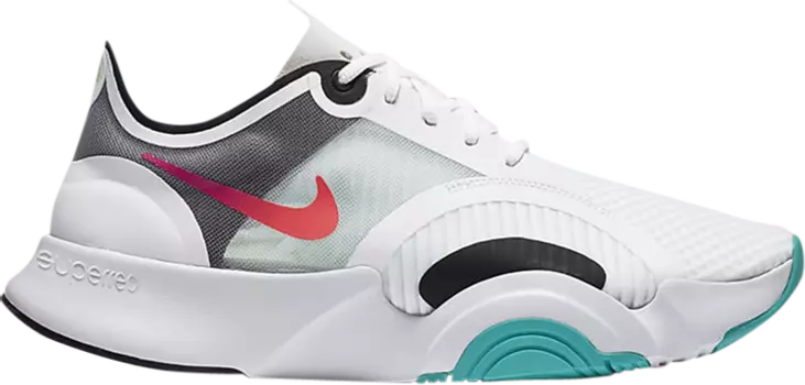 Кроссовки Nike SuperRep Go 'Football Grey Crimson', белый
