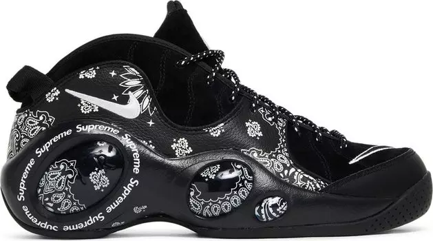 Кроссовки Nike Supreme x Air Zoom Flight 95 SP 'Black', черный