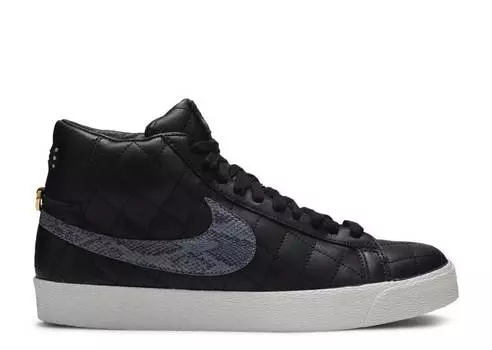 Кроссовки Nike SUPREME X BLAZER SB 'BLACK', черный
