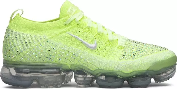 Кроссовки Nike Swarovski x Wmns Air VaporMax 2.0 Flyknit 'Volt', желтый