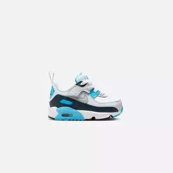 Кроссовки Nike TD Air Max 90 Easyon, цвет White/Wolf Grey/Baltic Blue