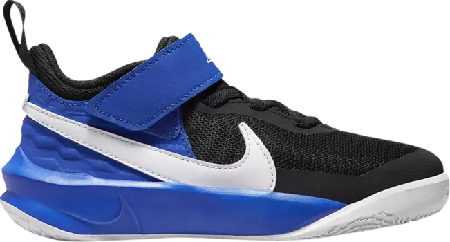 Кроссовки с застежкой Nike Team Hustle D10 PS, черно-синий