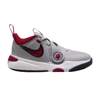 Кроссовки Nike Team Hustle D11 PS Cement Grey Gym Red, серый