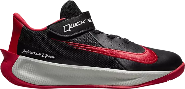 Кроссовки Nike Team Hustle Quick 3 PS 'Bred', черный