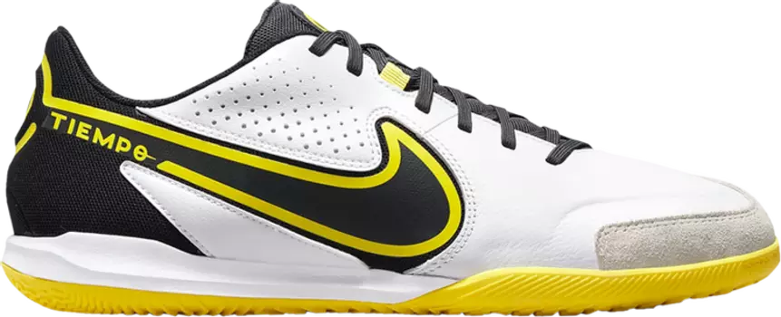 Кроссовки Nike Tiempo Legend 9 Academy IC 'White Yellow Strike', белый