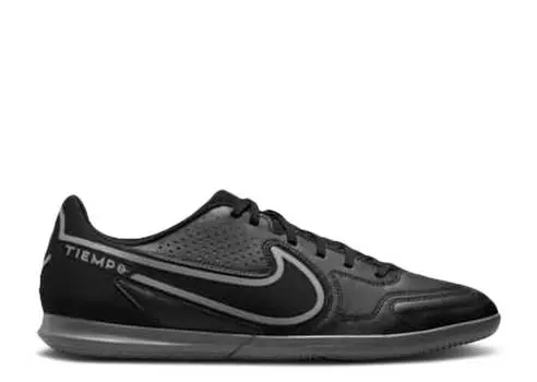Кроссовки Nike TIEMPO LEGEND 9 CLUB IC 'BLACK METALLIC BOMBER GREY', черный