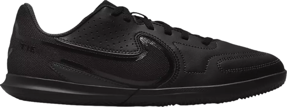 Кроссовки Nike Tiempo Legend 9 Club IC GS 'Black Photo Blue', черный