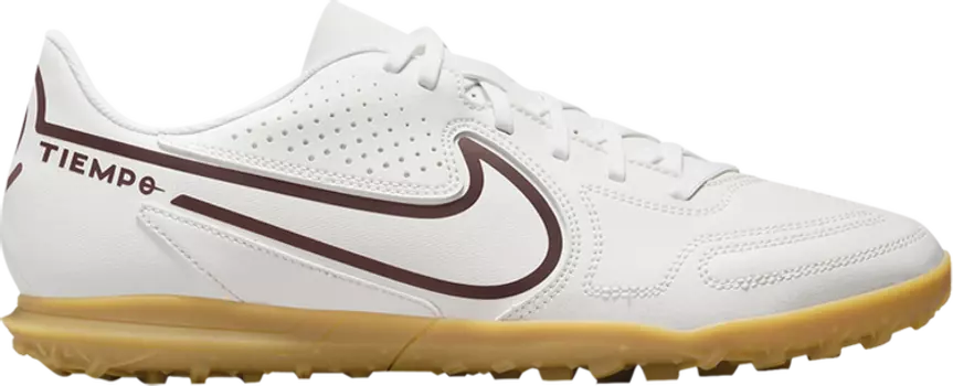 Кроссовки Nike Tiempo Legend 9 Club TF 'Sail Dark Beetroot', белый