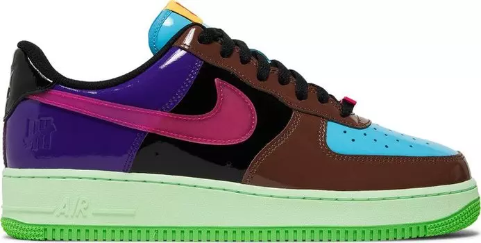 Кроссовки Nike Undefeated x Air Force 1 Low 'Pink Prime', многоцветный