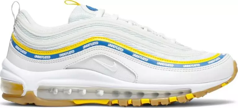Кроссовки Nike Undefeated x Air Max 97 'UCLA Bruins', белый