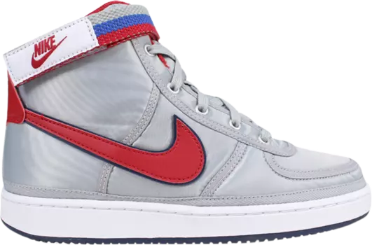 Кроссовки Nike Vandal High Supreme GS 'Metallic Silver', серебряный