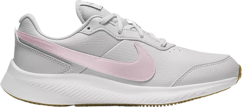 Кроссовки Nike Varsity Leather GS 'Photon Dust Pink Foam', серый