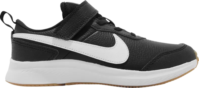 Кроссовки Nike Varsity Leather PS 'Black White', черный