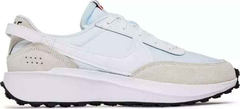 Кроссовки Nike Waffle Debut 'White Black Orange', белый