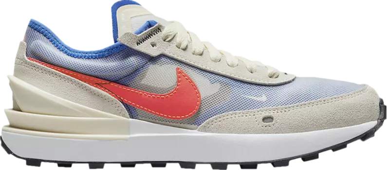 Кроссовки Nike Waffle One GS 'Coconut Milk Crimson Royal', кремовый