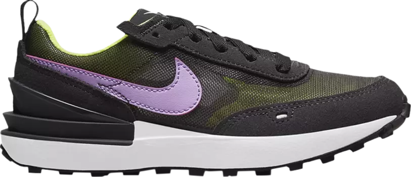 Кроссовки Nike Waffle One PS 'Light Lemon Twist Lilac', черный