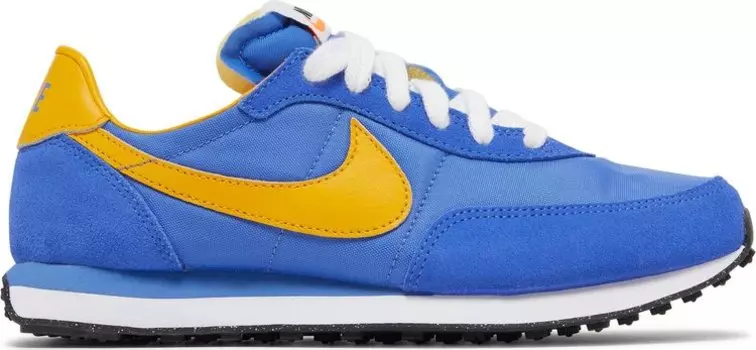 Кроссовки Nike Waffle Trainer 2 GS 'Medium Blue University Gold', синий