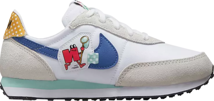 Кроссовки Nike Waffle Trainer 2 PS 'Scrapbook', белый