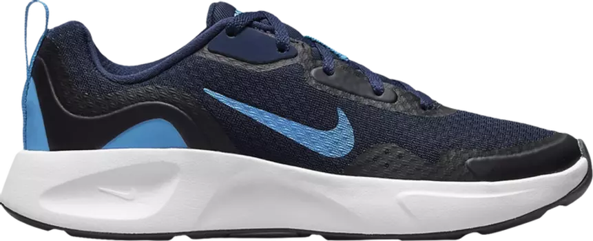 Кроссовки Nike Wearallday GS 'Midnight Navy Imperial Blue', синий