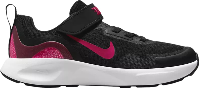 Кроссовки Nike Wearallday PS 'Black Very Berry', черный