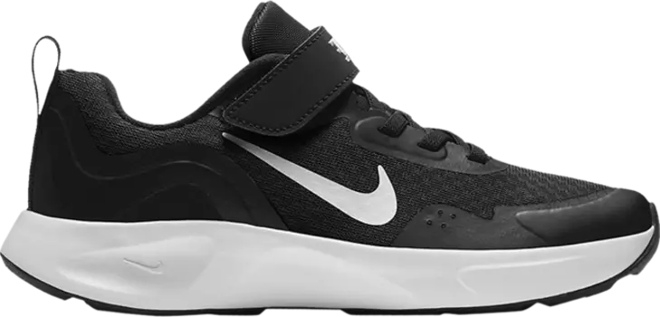 Кроссовки Nike Wearallday PS 'Black White', черный