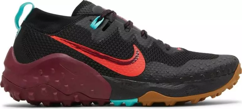 Кроссовки Nike Wildhorse 7 'Black Bright Crimson', черный