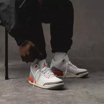 Кроссовки Nike Wmns Air 3 Retro *Georgia Peach* Jordan, белый