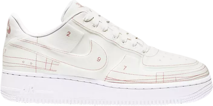 Кроссовки Nike Wmns Air Force 1 07 Low LX 'Summit White', белый