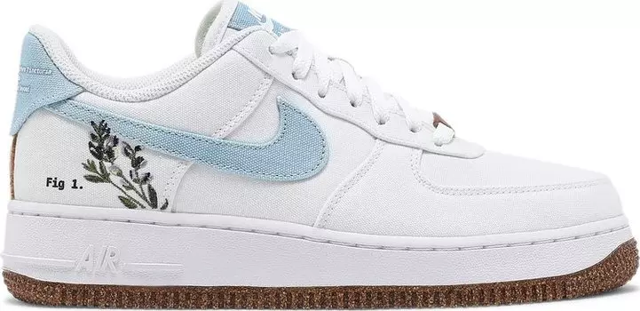 Кроссовки Nike Wmns Air Force 1 '07 SE 'Indigo', белый