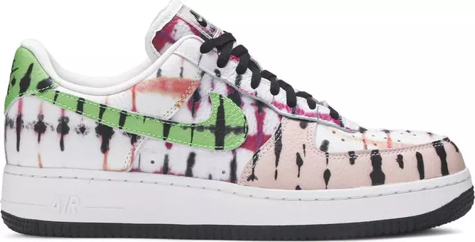 Кроссовки Nike Wmns Air Force 1 'Black Tie Dye', белый