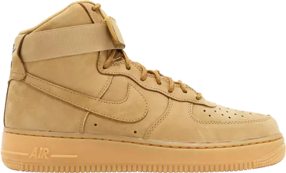 Кроссовки Nike Wmns Air Force 1 Hi Prm 'Flax', загар