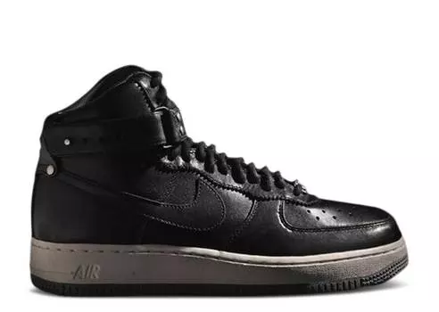 Кроссовки Nike WMNS AIR FORCE 1 HIGH STUDIO PREMIUM 'BLACK', черный