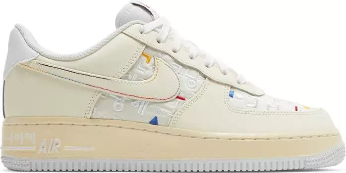 Кроссовки Nike Wmns Air Force 1 Low '07 LV8 'Hangul Day', белый
