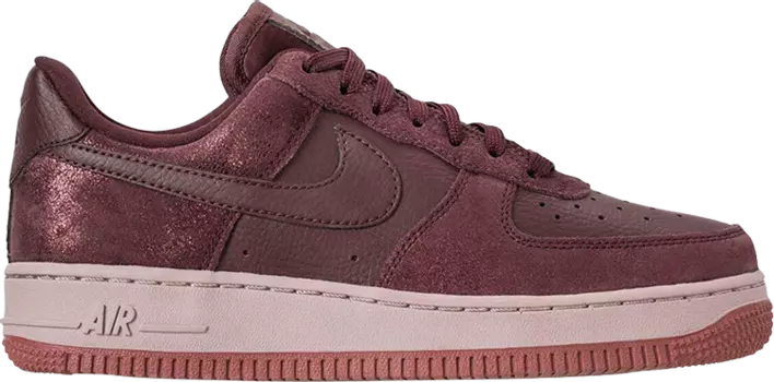 Кроссовки Nike Wmns Air Force 1 Low '07 Premium 'Burgundy Crush', красный