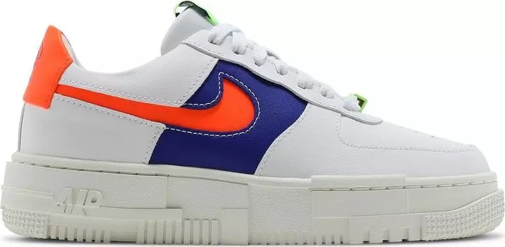 Кроссовки Nike Wmns Air Force 1 Pixel 'White Concord Crimson', белый