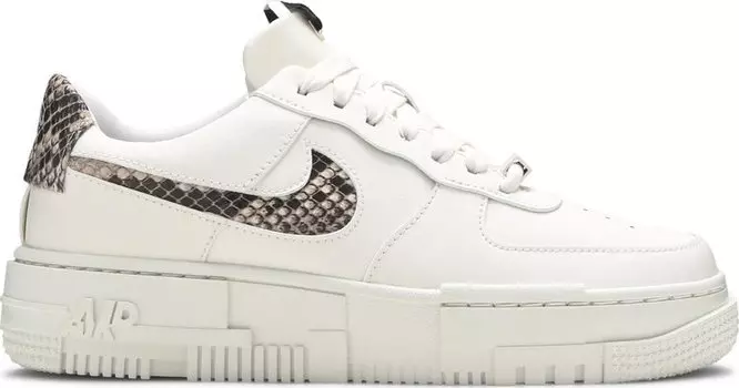 Кроссовки Nike Wmns Air Force 1 Pixel SE 'Sail Snake', кремовый