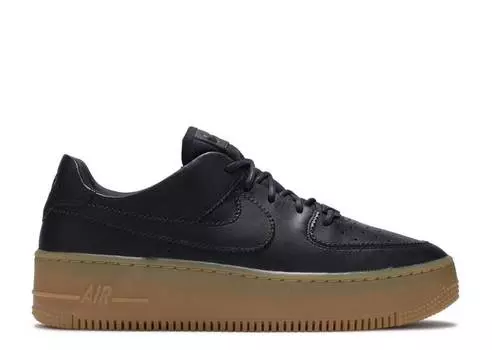 Кроссовки Nike WMNS AIR FORCE 1 SAGE LOW LX 'OIL GREY GUM', серый