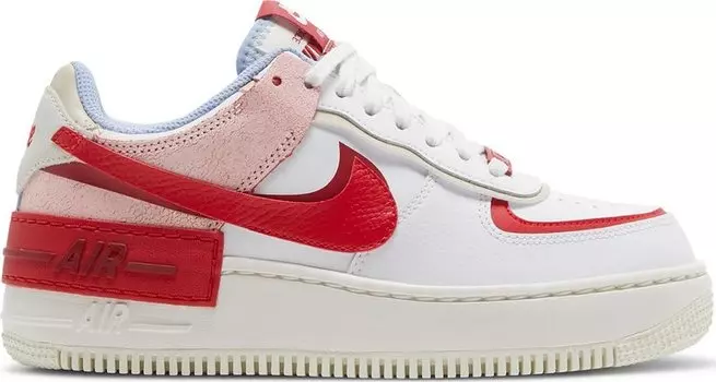 Кроссовки Nike Wmns Air Force 1 Shadow 'Cracked Leather', белый