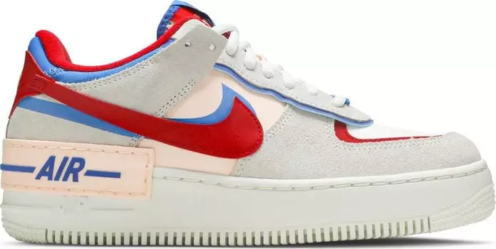 Кроссовки Nike Wmns Air Force 1 Shadow 'Sail Royal Red', коричневый
