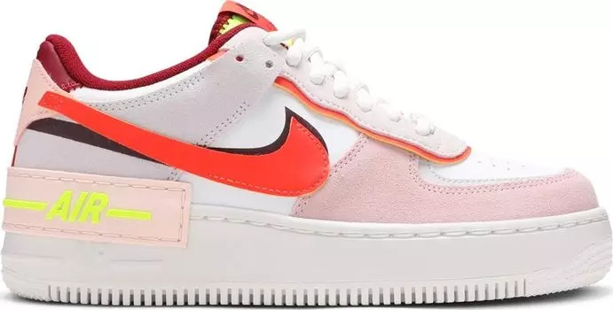 Кроссовки Nike Wmns Air Force 1 Shadow 'Team Red Orange Pearl', оранжевый
