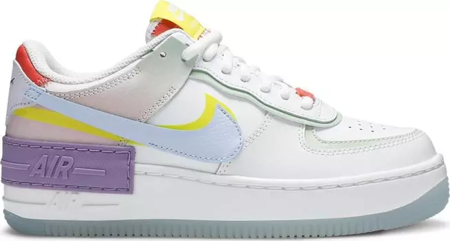 Кроссовки Nike Wmns Air Force 1 Shadow 'White Hydrogen Blue', белый