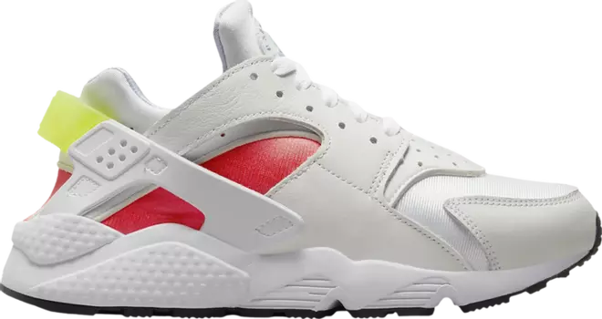 Кроссовки Nike Wmns Air Huarache 'White Volt Bright Crimson', белый