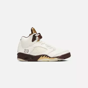 Кроссовки Nike WMNS Air Jordan 5 Retro, цвет Earth/Metallic Gold